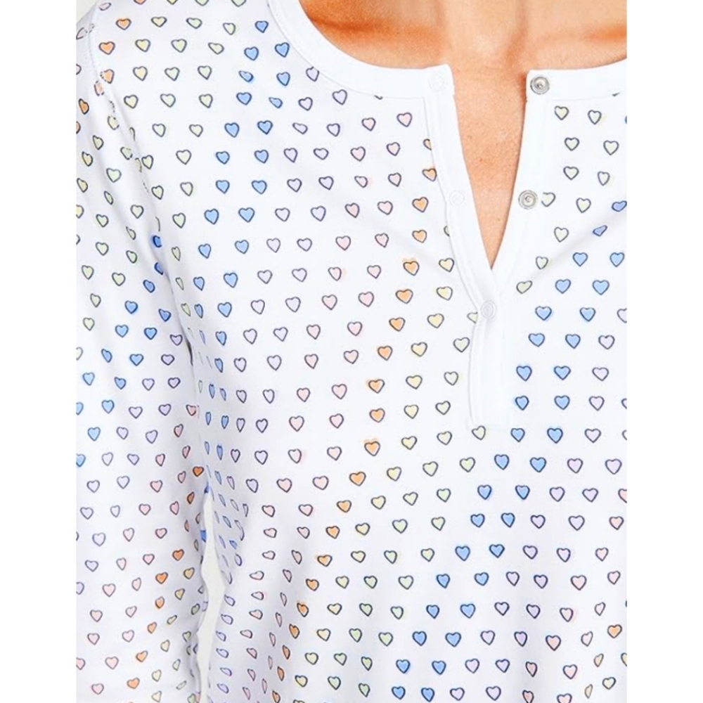 Roller Rabbit Disco Hearts Pajama Top💕